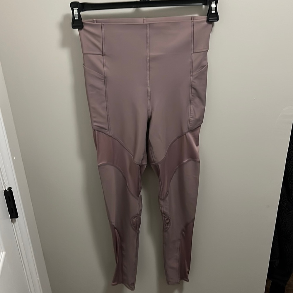 tna Size S Blush Contour Full Length Skinny Leggings with Pockets